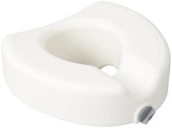 Drive Medical Raised Toilet Seat, White by Drive Medical - nappyworlduk