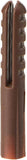 Rawlplug Plastic Plugs (100) Brown - (Screw Sizes 10-14) - nappyworlduk