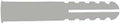 Rawlplug plastic plug grey for screw sizes 8-10 box of 100 plastic wall anchors