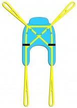 LOCOMOTOR DISPOSABLE PATIENT SPECIFIC SLING LOOP FIXING MEDIUM LOCO-091 (Box of 10) - nappyworlduk