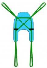 LOCOMOTOR DISPOSABLE PATIENT SPECIFIC SLING LOOP FIXING LARGE LOCO-092 (Box of 10) - nappyworlduk