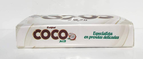 1 x Bar of Coconut Laundry soap 300grs-Laundry Soap for Washing Delicate Clothes-Twin Pack - nappyworlduk