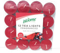 Fragranced Tea Light Candles Assorted 12pk (Fresh Berries) - nappyworlduk