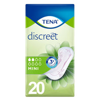 TENA Lady Mini Discreet Towels - 6 x Packs of 20 (120 Towels)