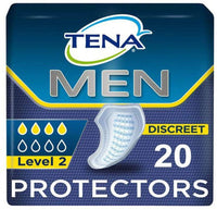 TENA 750776 Men Level 2 Incontinence Pad, Pack of 20 - nappyworlduk