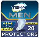 TENA 750776 Men Level 2 Incontinence Pad, Pack of 20