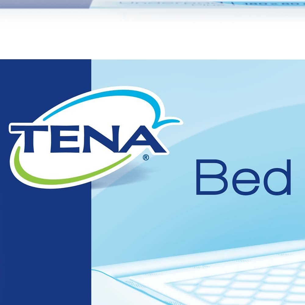 NRS Healthcare Tena Disposable Bed and Chair Pads 180 x 80 cm (71 x 31.5 inch) - Pack 20 (Eligible for VAT relief in the UK) - nappyworlduk