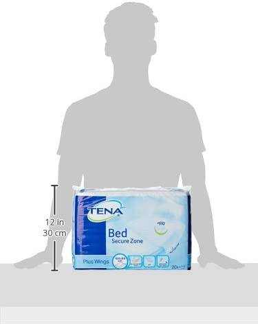 Tena Bed Plus Wings - 80 x 180cm, Pack of 20 Sheets - nappyworlduk