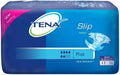 TENA Slip Plus all-in-one incontinence pads small size pack with anti-leak cuffs and FeelDry technology