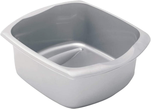 Tesco Washing Up Bowl,Rectangular 9.5 Litre -Grey - nappyworlduk