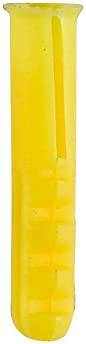 Yellow TIMco YPLUG plastic plug made of durable HDPE material