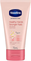 Vaseline Hand Cream for Very Dry Hands, Intensive Care Healthy Hands Stronger Nails Cream 75 ml