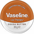 Vaseline Lip Therapy Cocoa Butter 20g tin for soothing dry lips