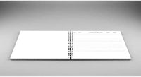 Durable Visitors Book Black-High Gloss Plastic Cover