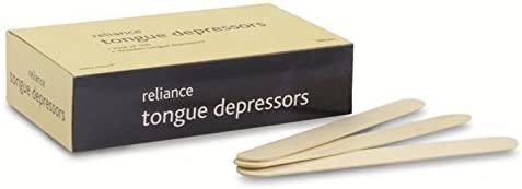 Reliance Medical Wooden Depressors (Pack of 100