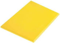 KitchenPro Low Density Plastic Chopping Board-Yellow 45 x 30 x 1cm - nappyworlduk