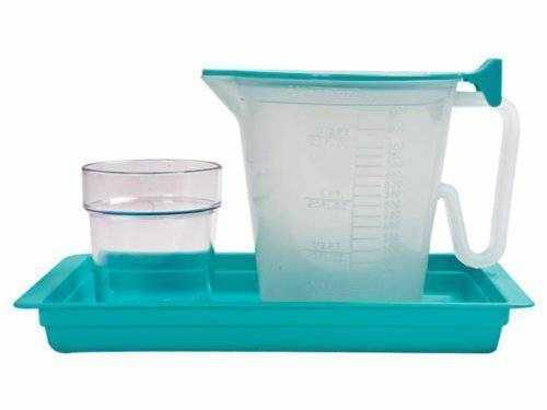 Bedside Locker Set Waterjug,Lid,Timbler,Tidytray - nappyworlduk