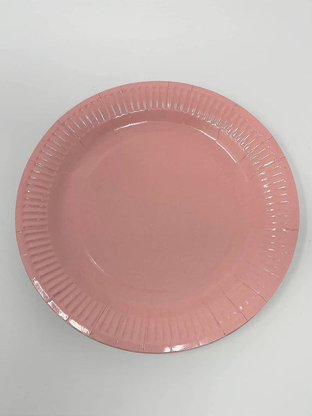 Party Plates Jaunty Partyware Pack of 15 Paper Plates 9 Inches in Diameter Assorted Colours Available Great for All Occasions Disposable Paper Party Plates Ideal Birthday Party Supplies (Pink) - nappyworlduk