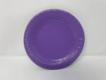 Party Plates Jaunty Partyware Pack of 15 Paper Plates 9 Inches in Diameter Assorted Colours Available Great for All Occasions Disposable Paper Party Plates Ideal Birthday Party Supplies (Purple)